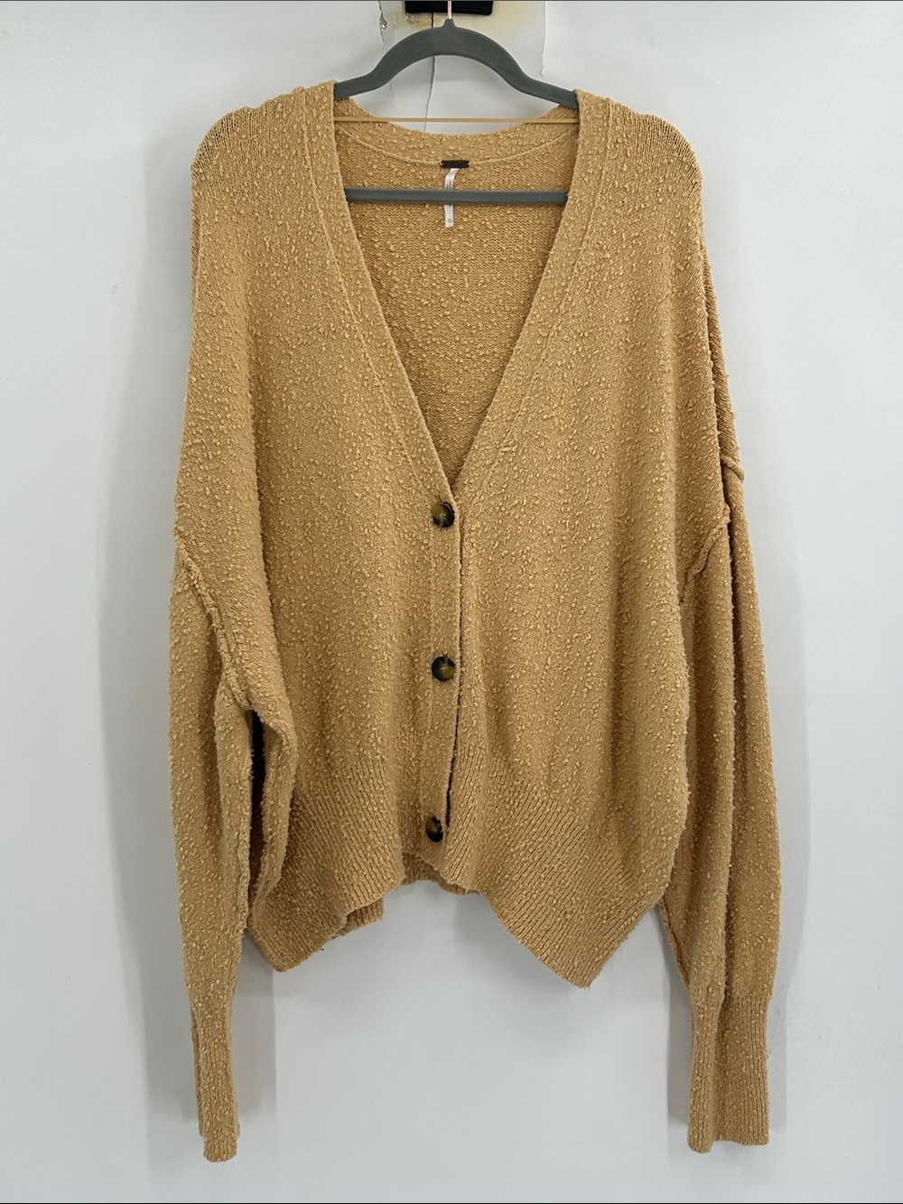 Free People Found my Friend Popcorn Cardigan Size XL - Picture 2 of 6